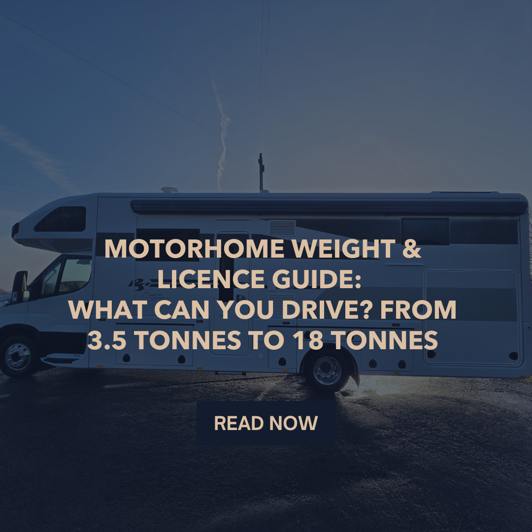 Motorhome Weight & Licence Guide: What Can You Drive? From 3.5 Tonnes to 18 Tonnes